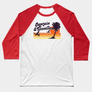 Captain & Tennille -- Retro 70s Design Baseball T-Shirt